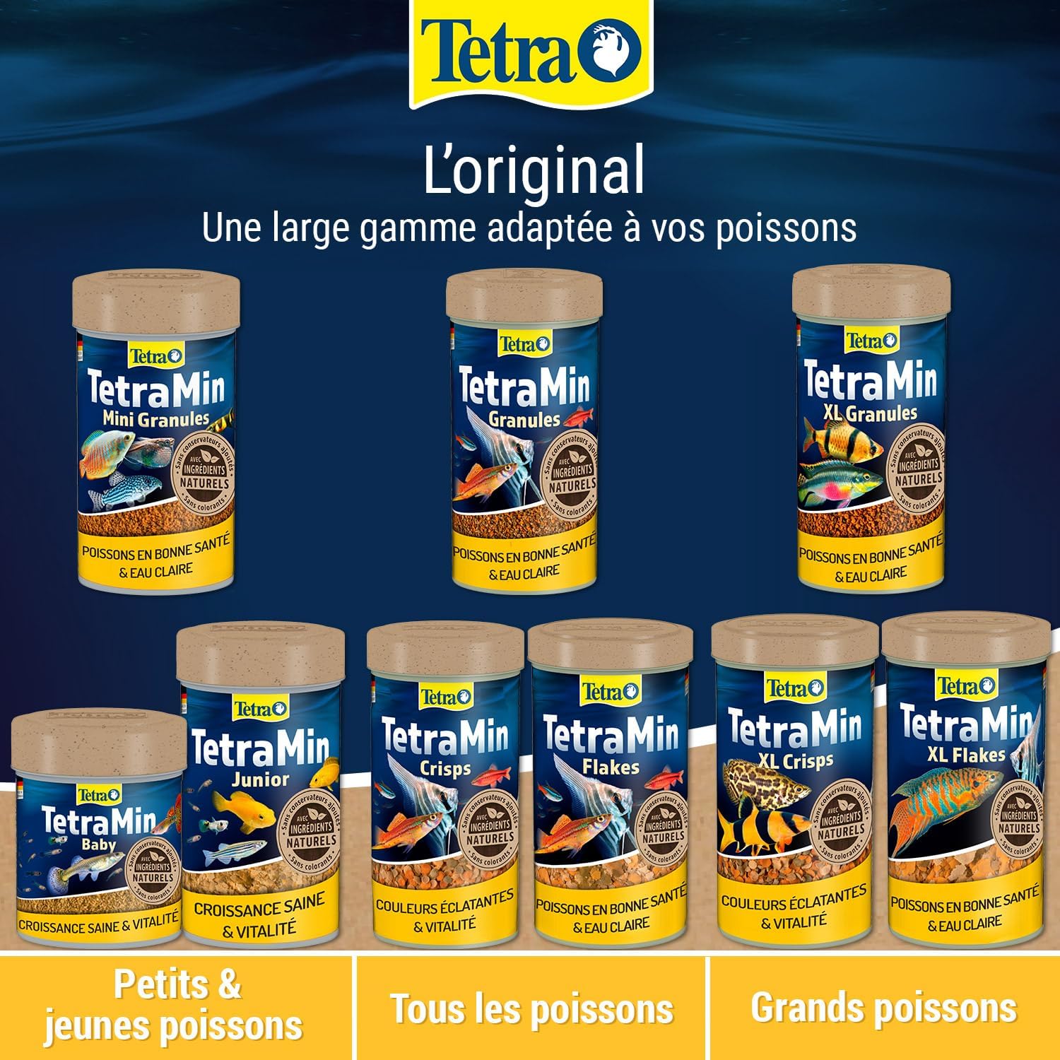 Thumbnail 6 de TetraMin Flakes Nutri Evolution — Aliment complet en flocons pour poissons tropicaux (500 ml, boîte PET recyclé)