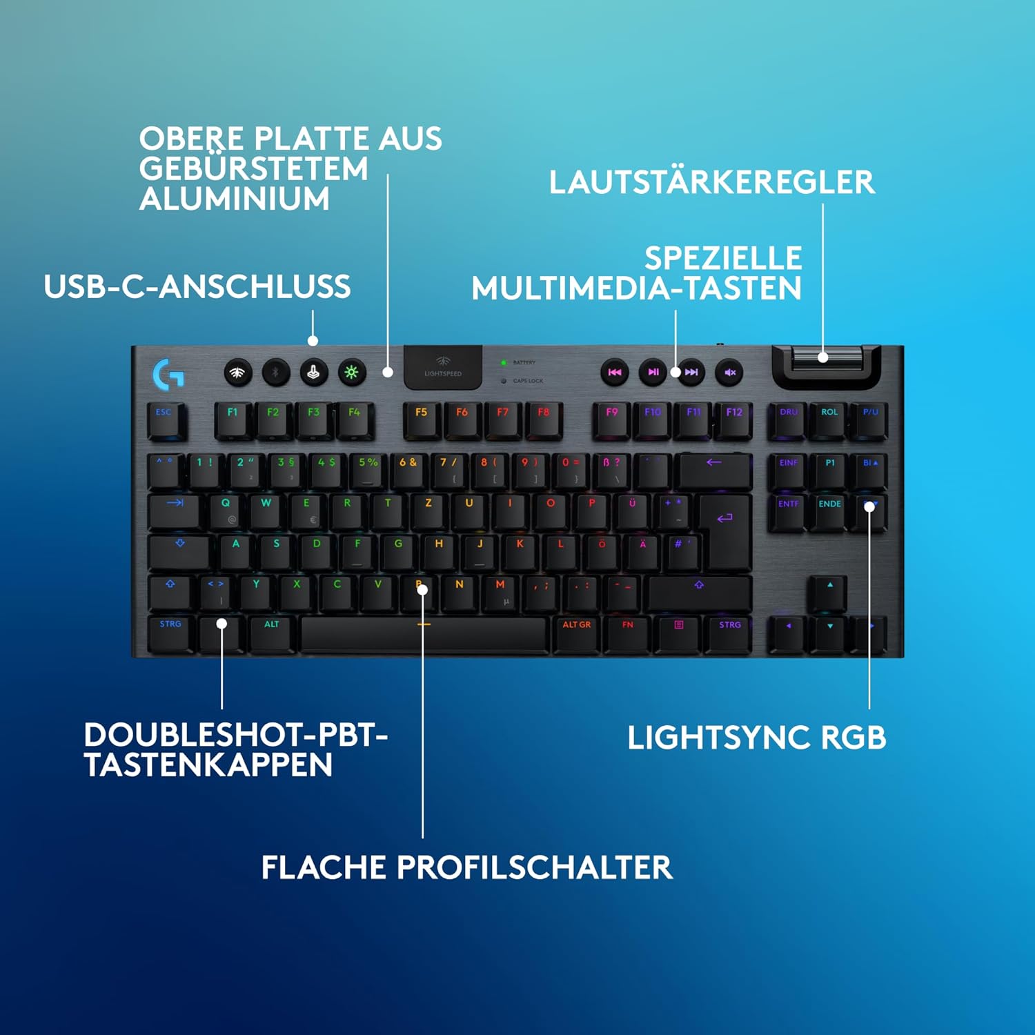 Thumbnail 5 de Logitech G G915 X TKL 42 Stunden ⌨