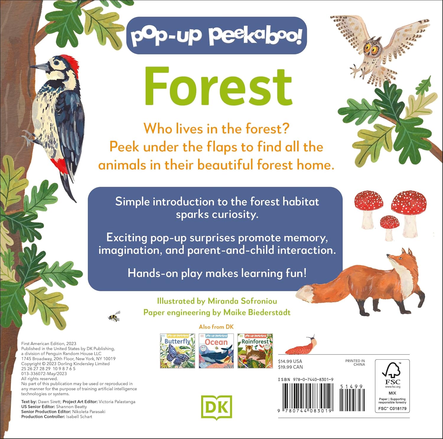 Thumbnail 1 de Pop-Up Peekaboo! Forest: A Woodland Surprise Under Every Flap! Children's Book