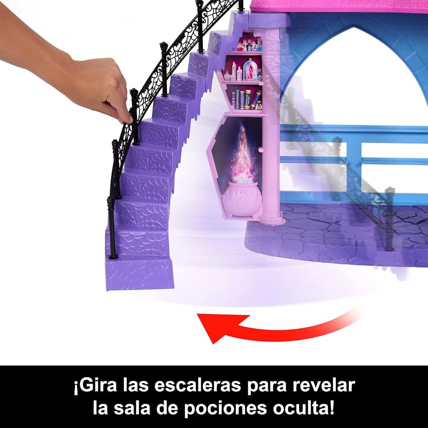 Thumbnail 4 de Monster High Casa de muñecas Haunted High School, 2 plantas