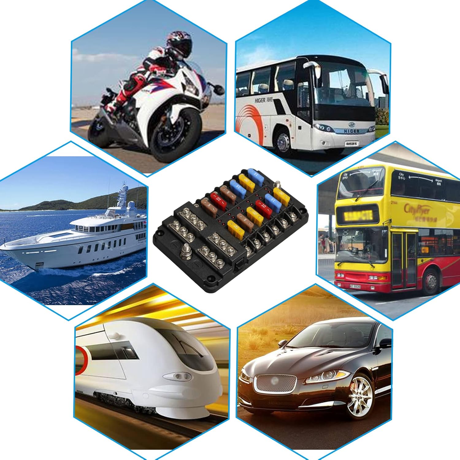 Thumbnail 4 de ENDARK 12 fach Sicherungshalter 12V