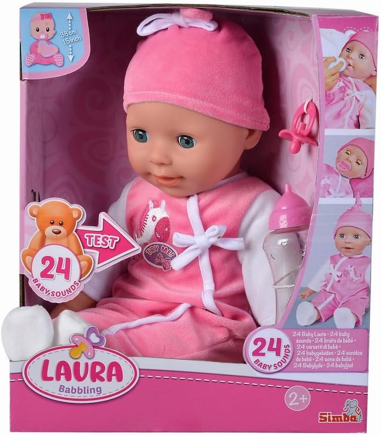 Thumbnail 6 de Simba Laura Puppe Babysprache 38 cm