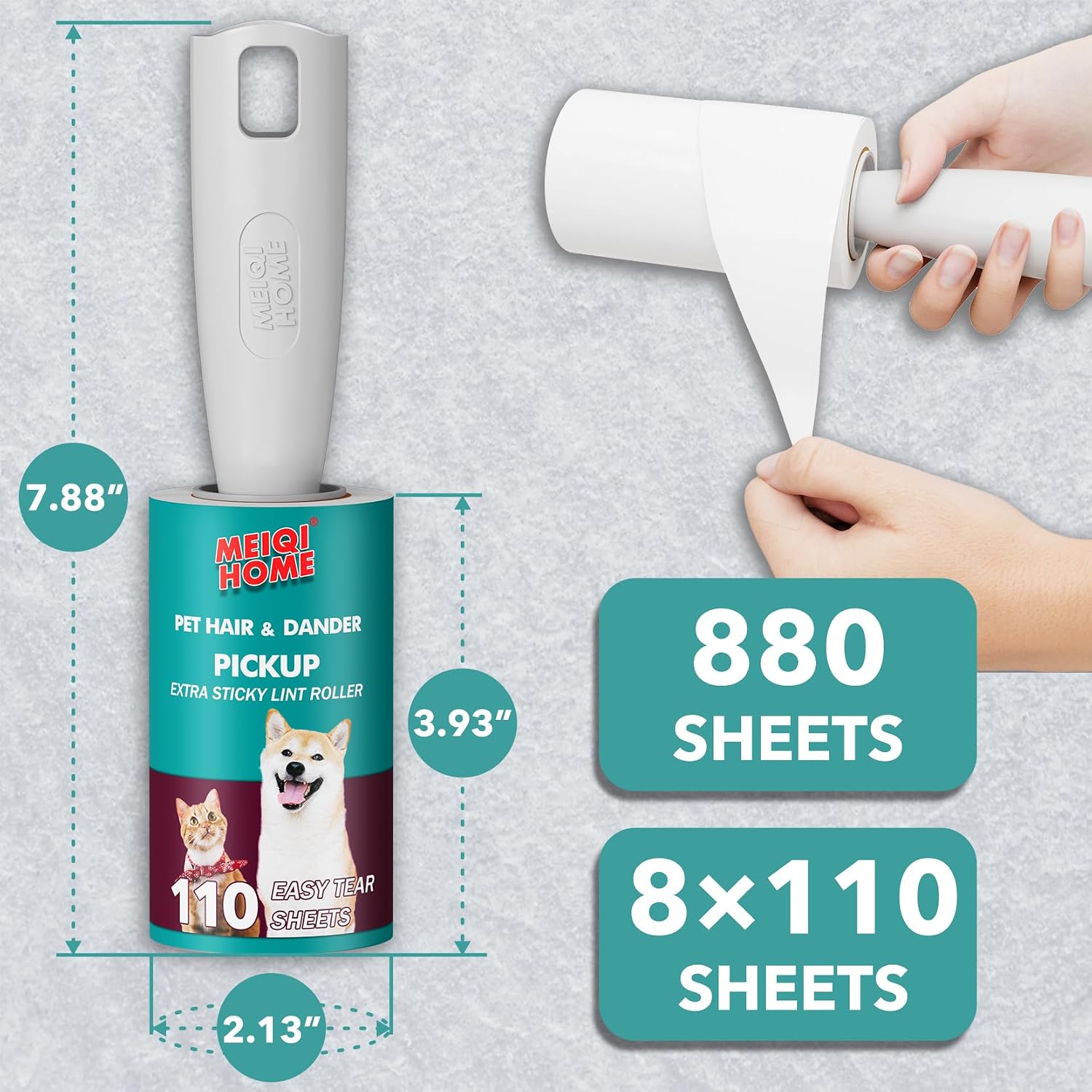 Detalle de Lint Roller Set, 880 Sheets