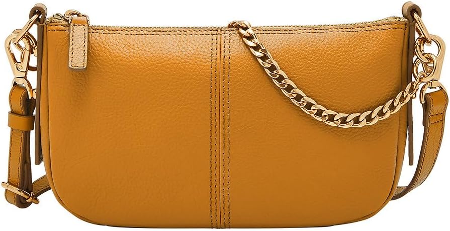 Detalle de Fossil Jolie Brown Crossbody : sac en cuir ou daim pour femme