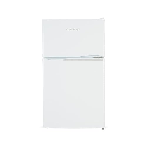 Detalle de Cookology 87L 47cm Under-Counter Fridge Freezer - White
