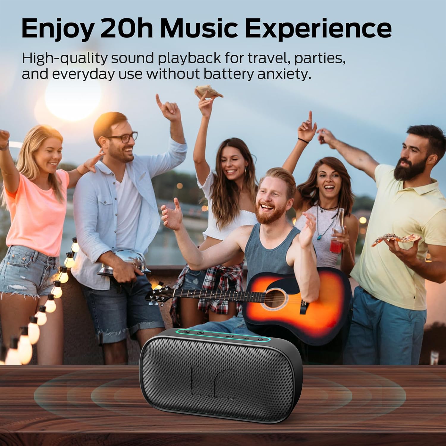 Thumbnail 2 de Monster S150 Speaker: Strong Bluetooth 5.4, IPX7 Waterproof, Multi-Speaker Connectivity