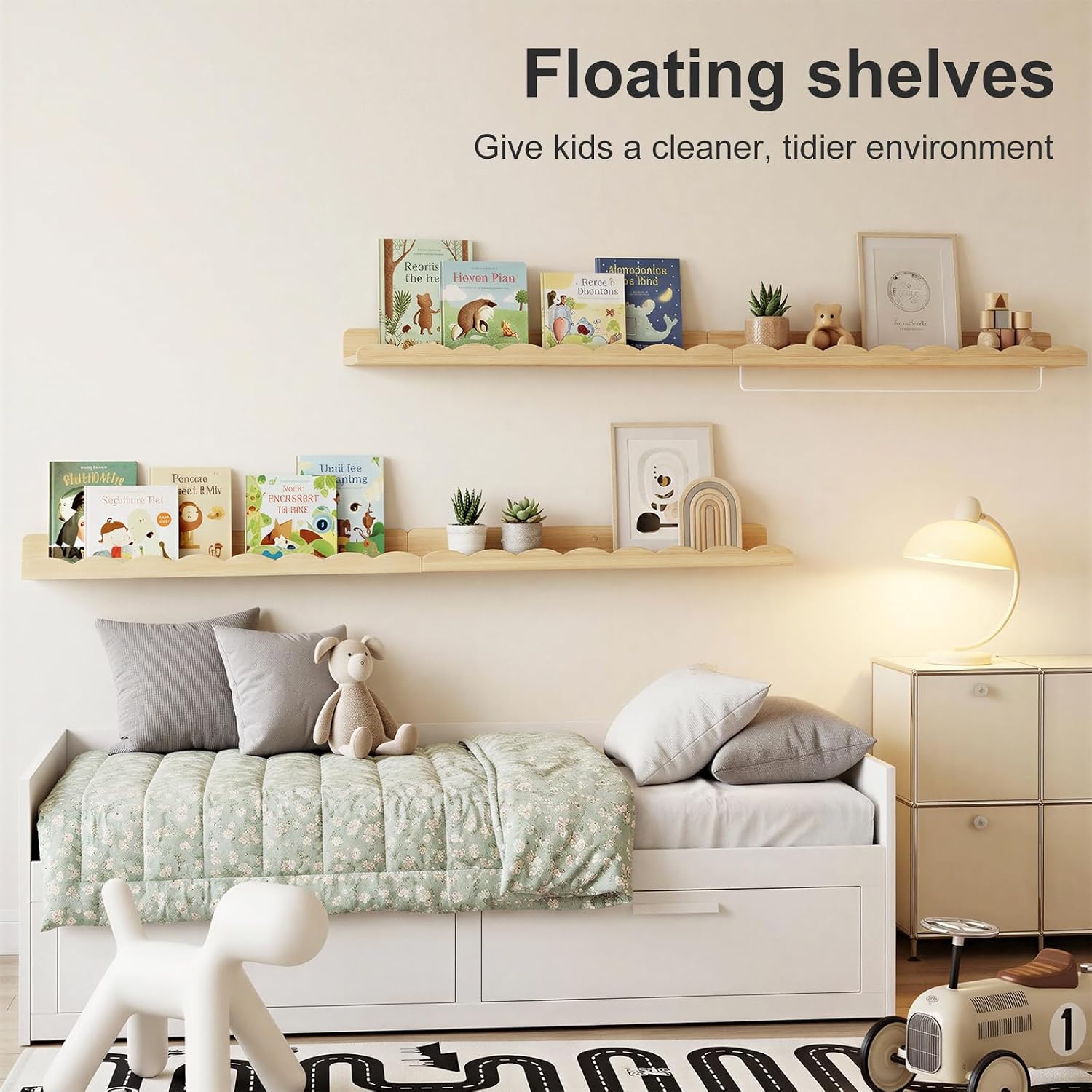 Detalle 2 de Fixwal 24 Inch Floating Shelves