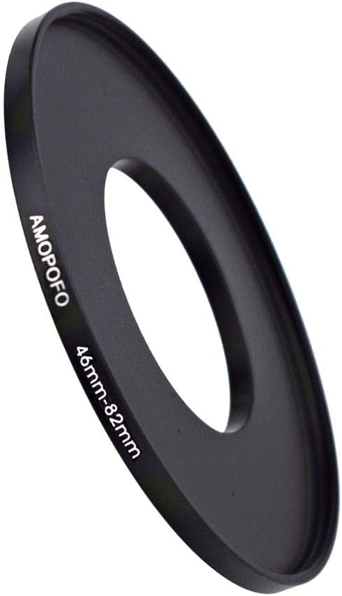 Thumbnail 1 de 46-82mm Metall Filter-Ring: Schritt-auf Adapter aus Aluminium für 46mm Objektivgewinde auf 82mm Filterring