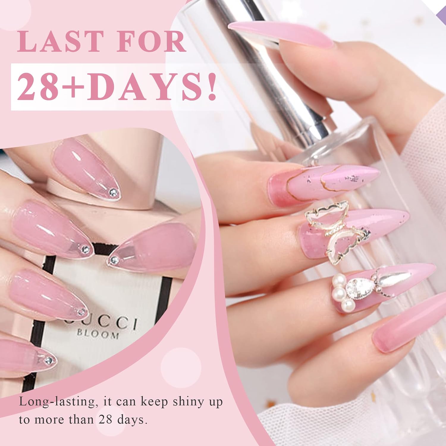 Detalle 1 de Saviland Poly Nail Extension Gel 100 ml