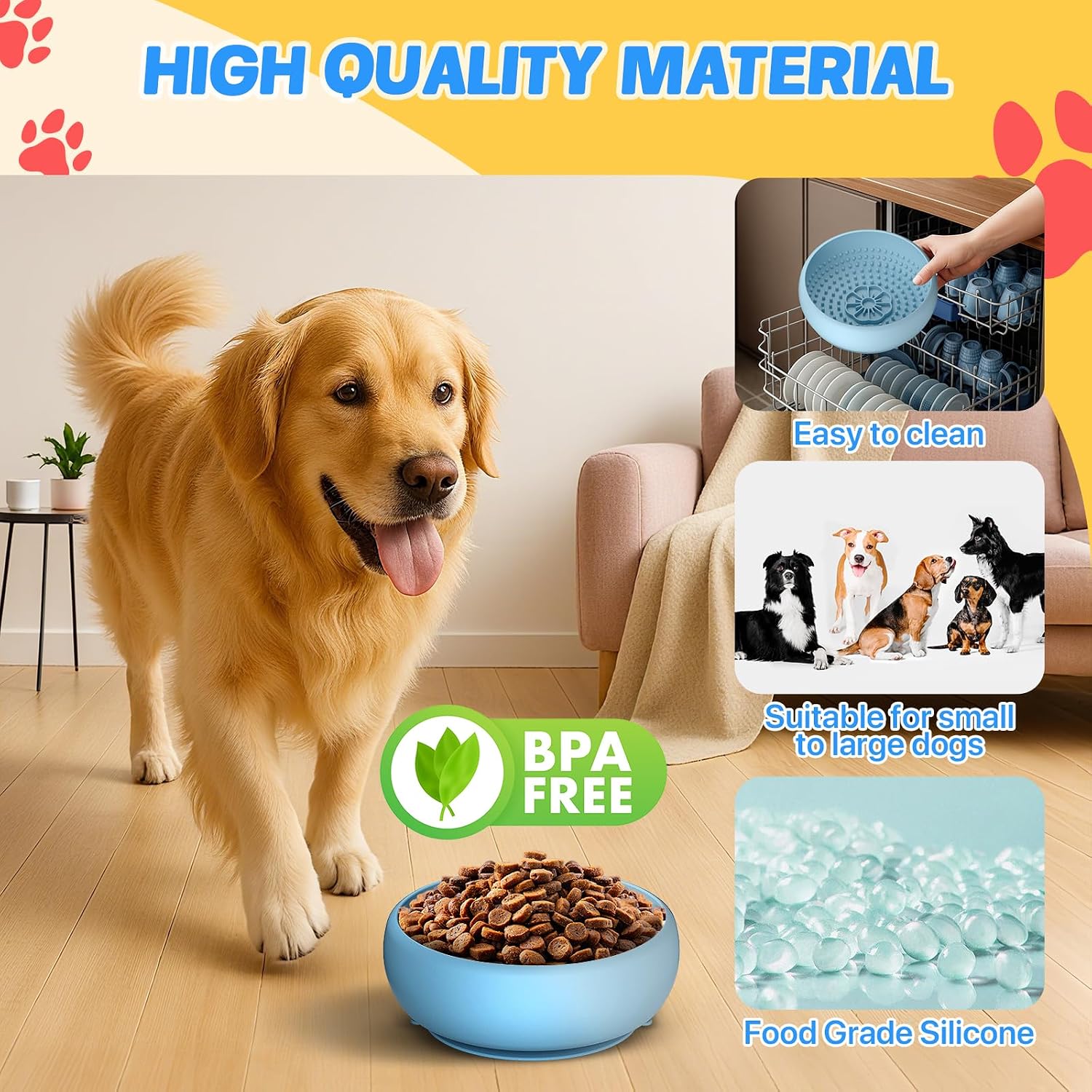 Detalle de Pawinner dog lick mat 17 x 17 cm