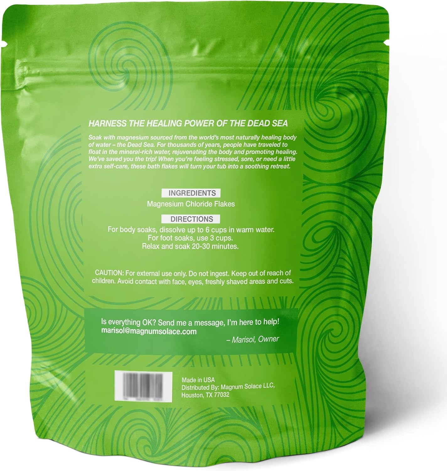 Detalle 2 de Magnesium bath flakes, 10 lb