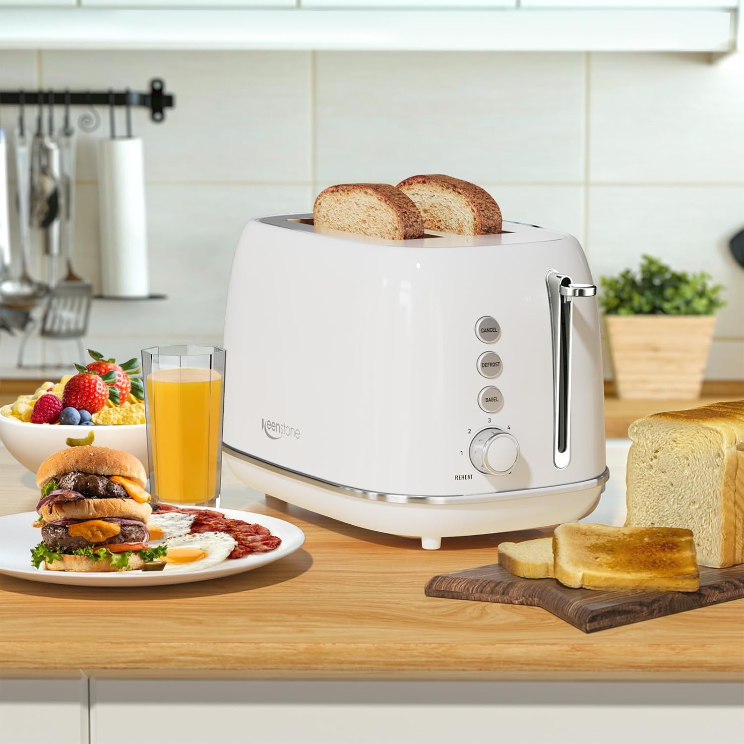 Thumbnail 5 de Keenstone Toaster 2-Slice Wide Slot ๐