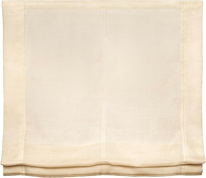 Easydeco Estor Plegable Lino Beige 120x175 cm