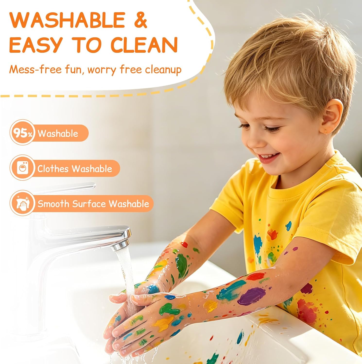Detalle de Smallbudi Finger Paint Set, 12 Colors