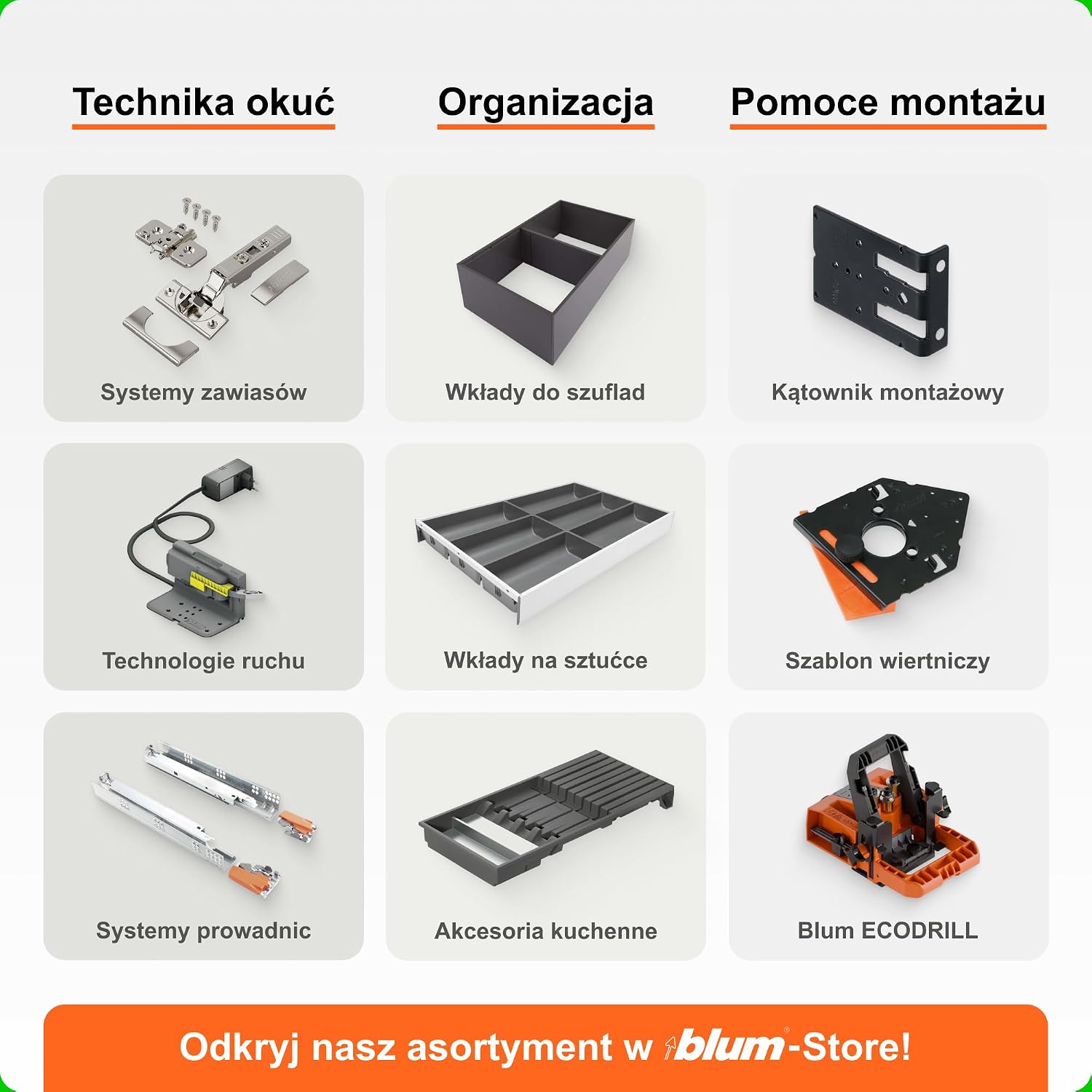 Thumbnail 6 de Blum T65.1000/T65.9000 – ręczny szablon wiertarski do TANDEM i MOVENTO