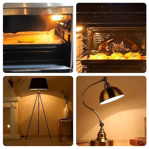 Thumbnail 6 de SCNNC Backofenlampe E27 300 Grad Hitzeresistent G45 Dimmbar (230V)
