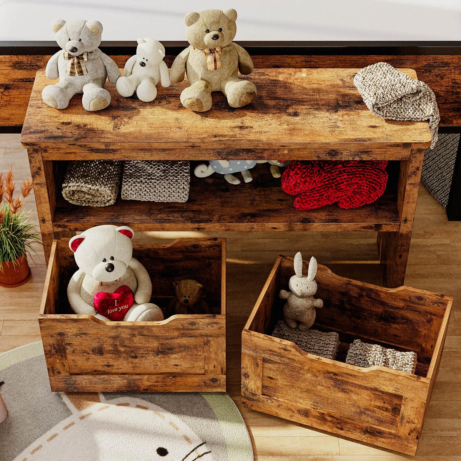 Detalle de IRONCK Toy Storage Organizer MDF