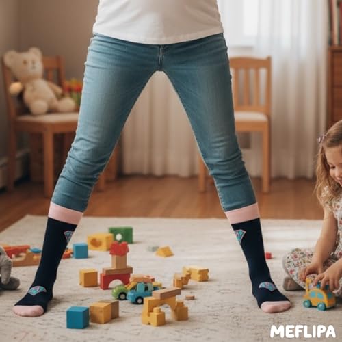 Thumbnail 2 de MEFLIPA Calcetines divertidos para mujer en caja de regalo (talla única ajustable 35-42)