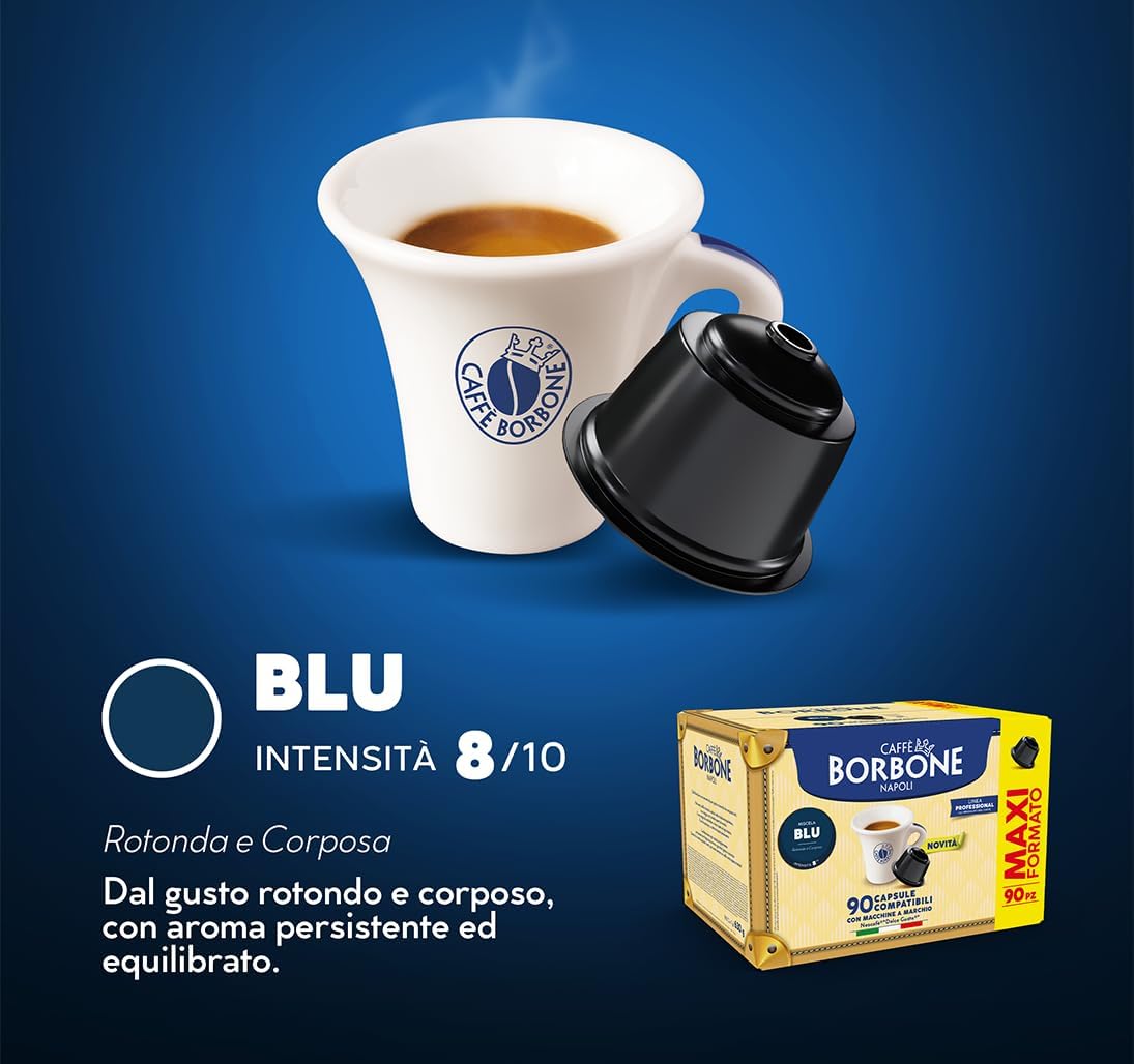 Thumbnail 5 de Caffè Borbone Miscela Blu – 90 capsule, compatibili Dolce Gusto