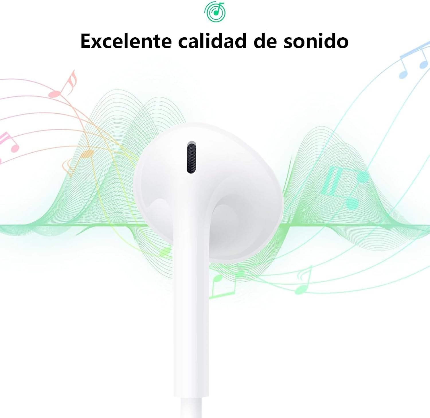 Detalle de Auriculares USB C con micrófono y control de volumen
