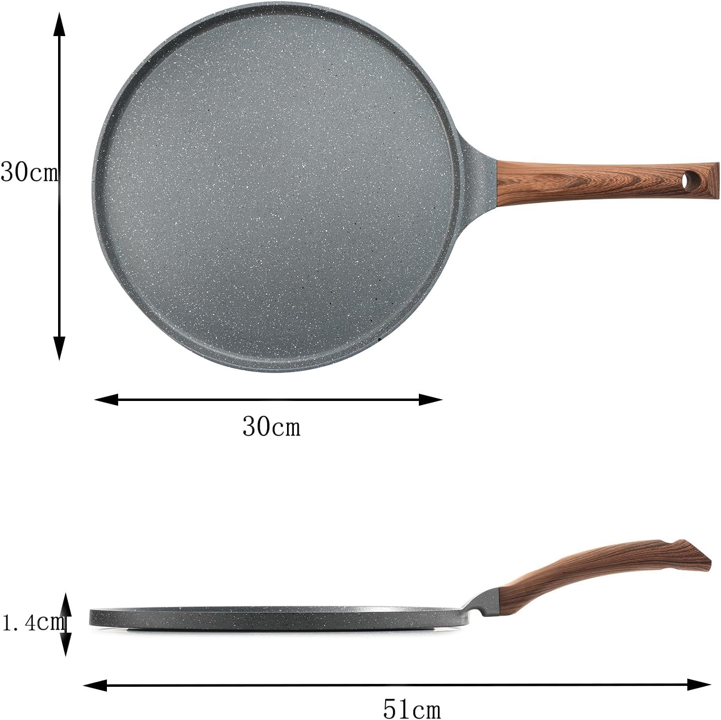 Thumbnail 4 de SENSARTE Nonstick Crepe Pan 12-Inch