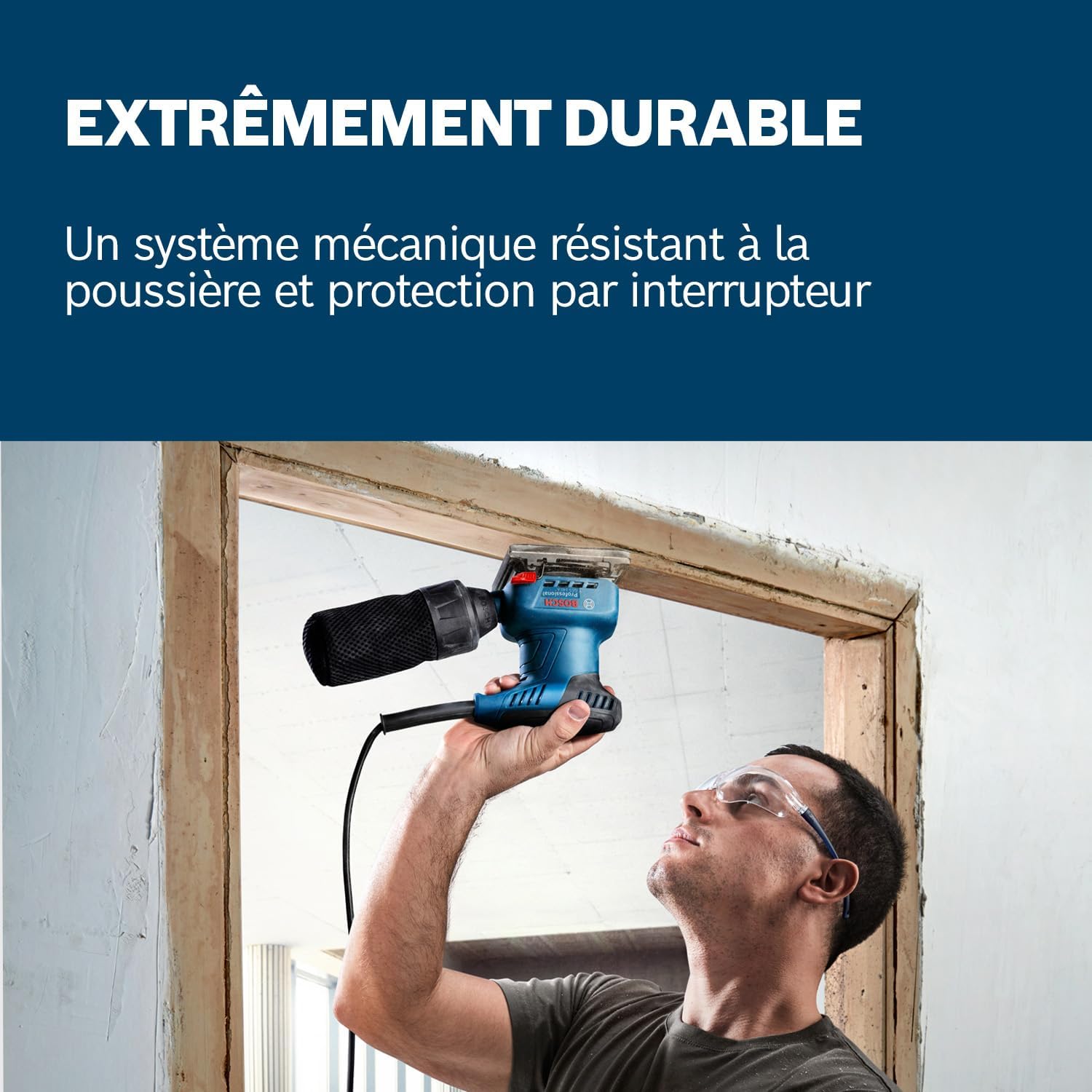 Thumbnail 3 de Bosch Professional Ponceuse vibrante GSS 140 (220 W) avec sac à poussières et feuille abrasive C411