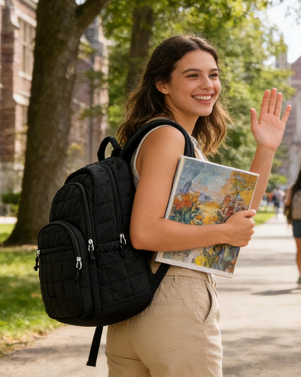 Thumbnail 5 de BAGSMART College Laptop Backpack 15.6"