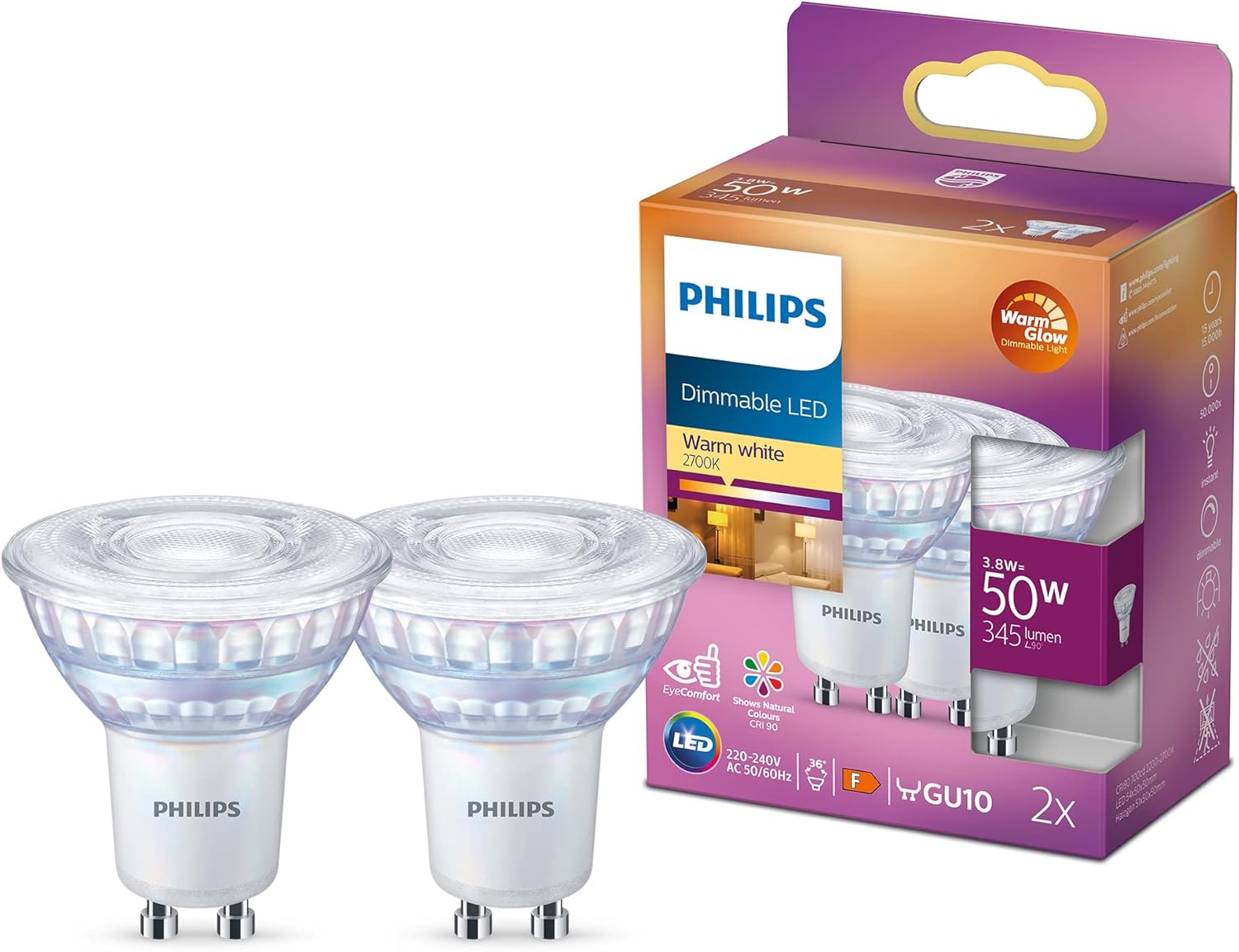 Thumbnail 6 de Philips Lighting Bombilla LED 50W Blanco Cálido - 6 Unidades 🌟