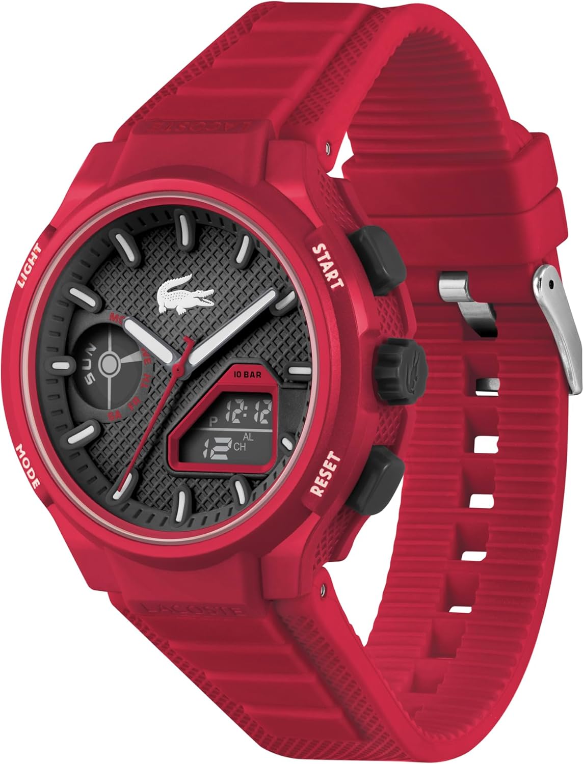 Thumbnail 2 de Lacoste LC33 Orologio Quarzo Multifunzione da Uomo/Donna — cassa 44 mm, cinturino silicone rosso