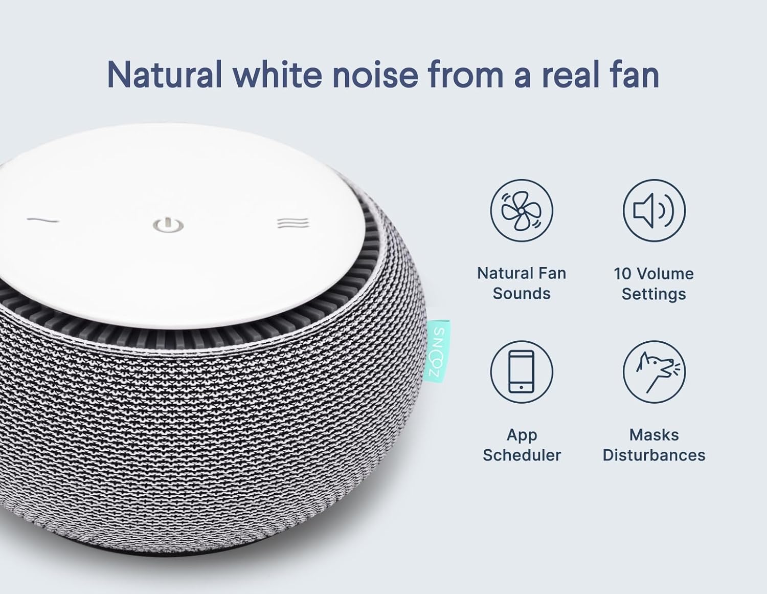 Detalle 2 de SNOOZ Smart White Noise Sound Machine