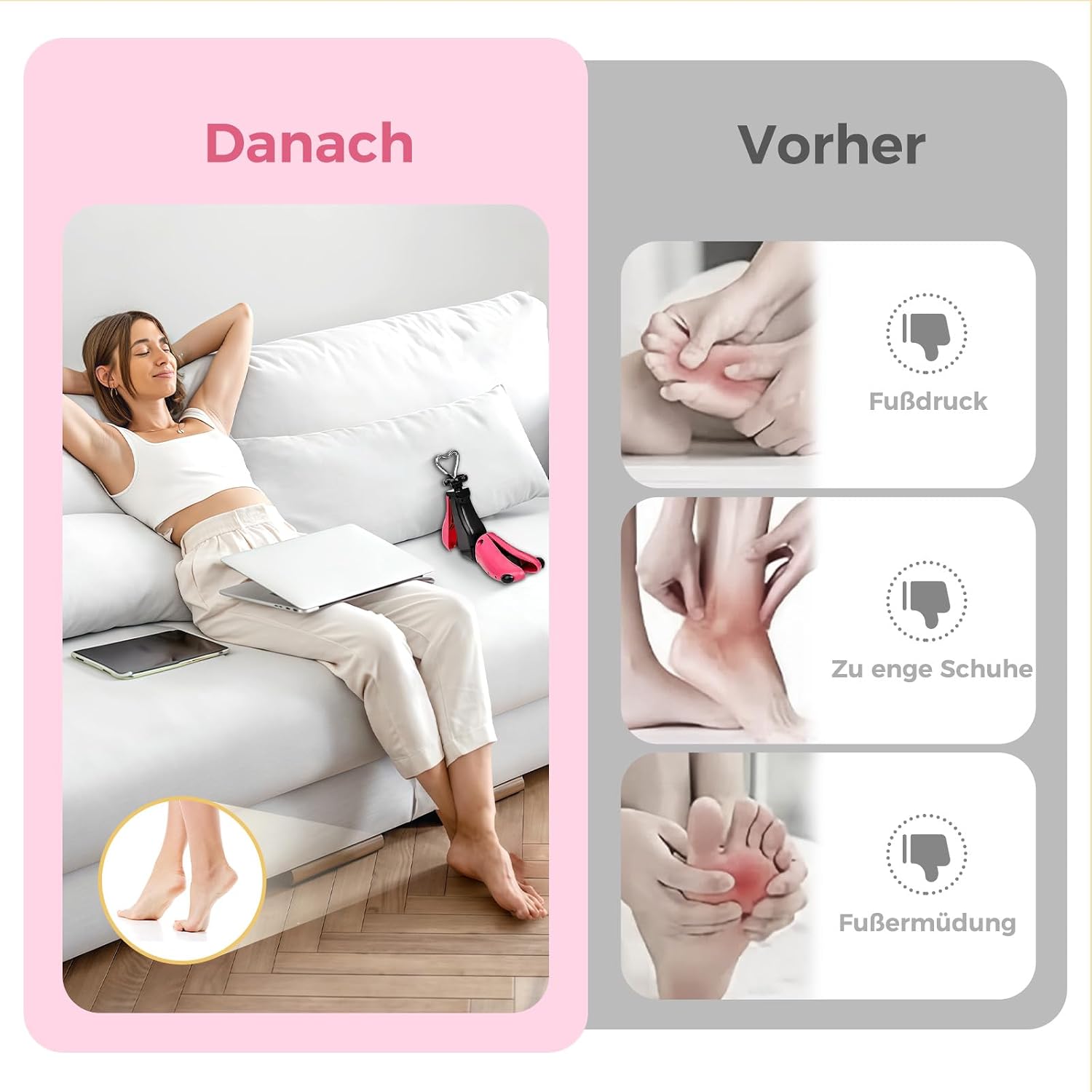 Detalle 2 de VerTrinix Schuhspanner 2er Set 36–48 👞