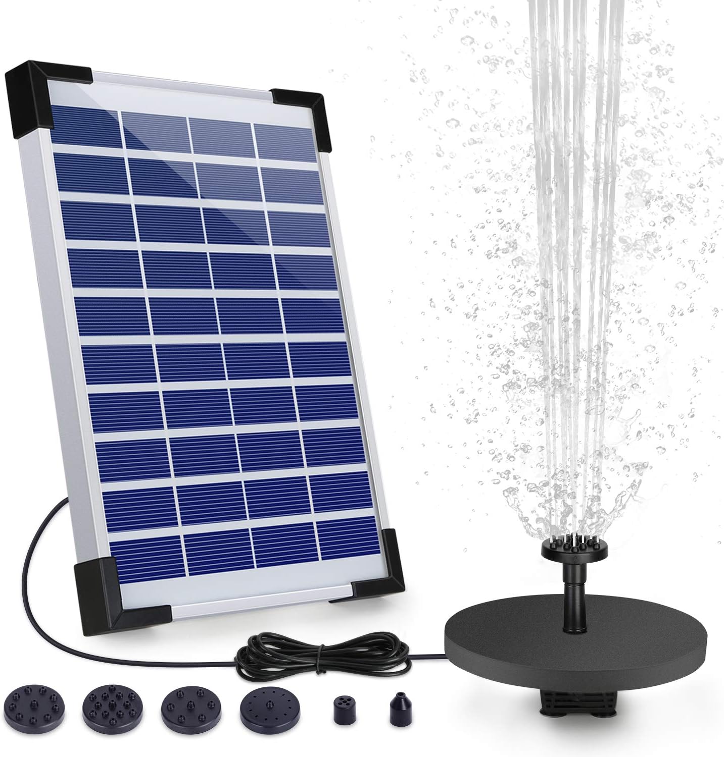 Detalle de AISITIN Solar Springbrunnen 5.5W