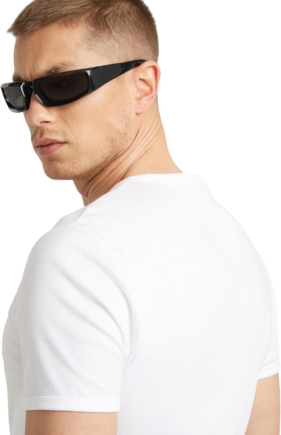 Thumbnail 4 de G-Star Herren Base-S T-Shirt – Slim Fit im 2er-Pack (gerippter Jersey, aufgesticktes Branding)