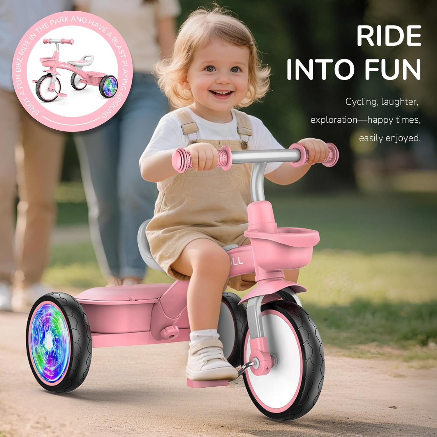Thumbnail 4 de Umatoll Toddler Tricycle 18–48 Months