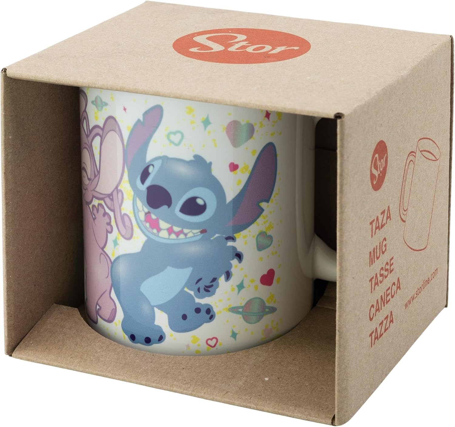Thumbnail 2 de Stor Tasse à sublimation en céramique 325 ml dans une boîte Stitch