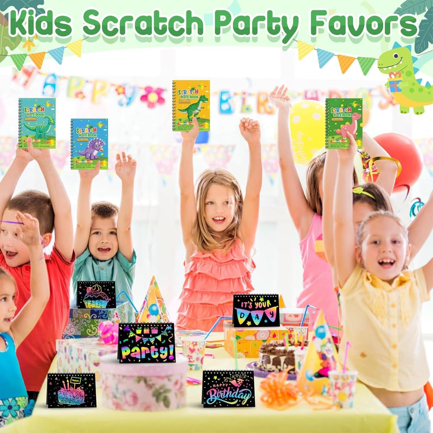 Thumbnail 4 de LIKYMO scratch art party fillers 24-pack