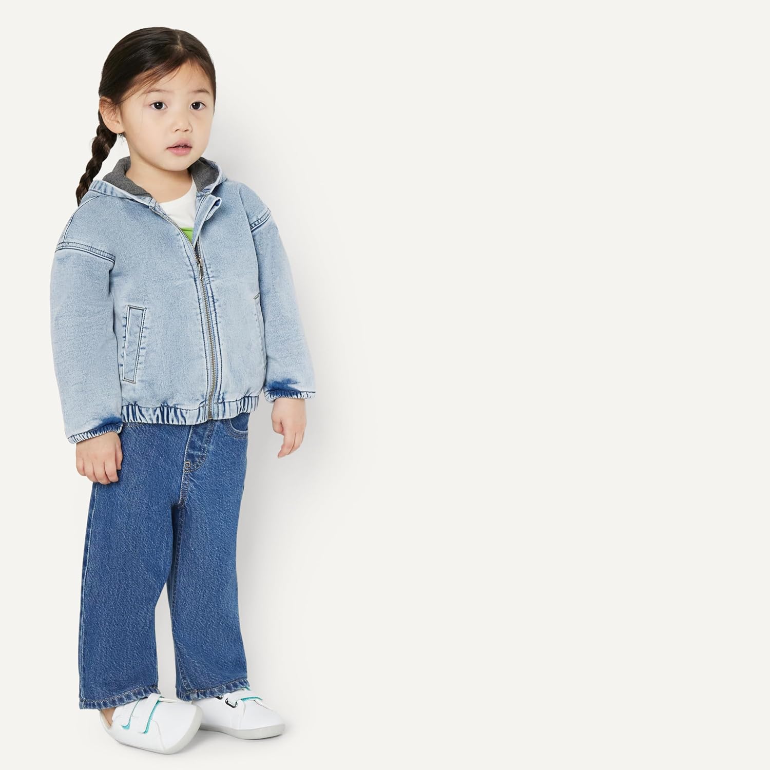 Thumbnail 1 de Amazon Essentials Veste en Denim Doux et Extensible – Coupe Standard Mixte Bébé