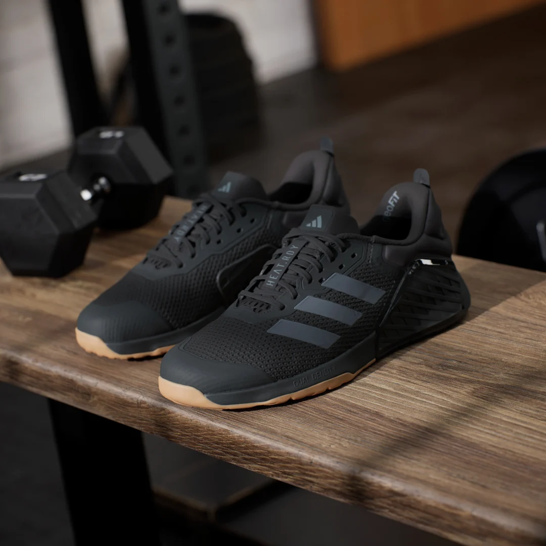 Detalle 2 de Adidas Dropset 3: Zapatilla de training en negro para entrenar con confianza