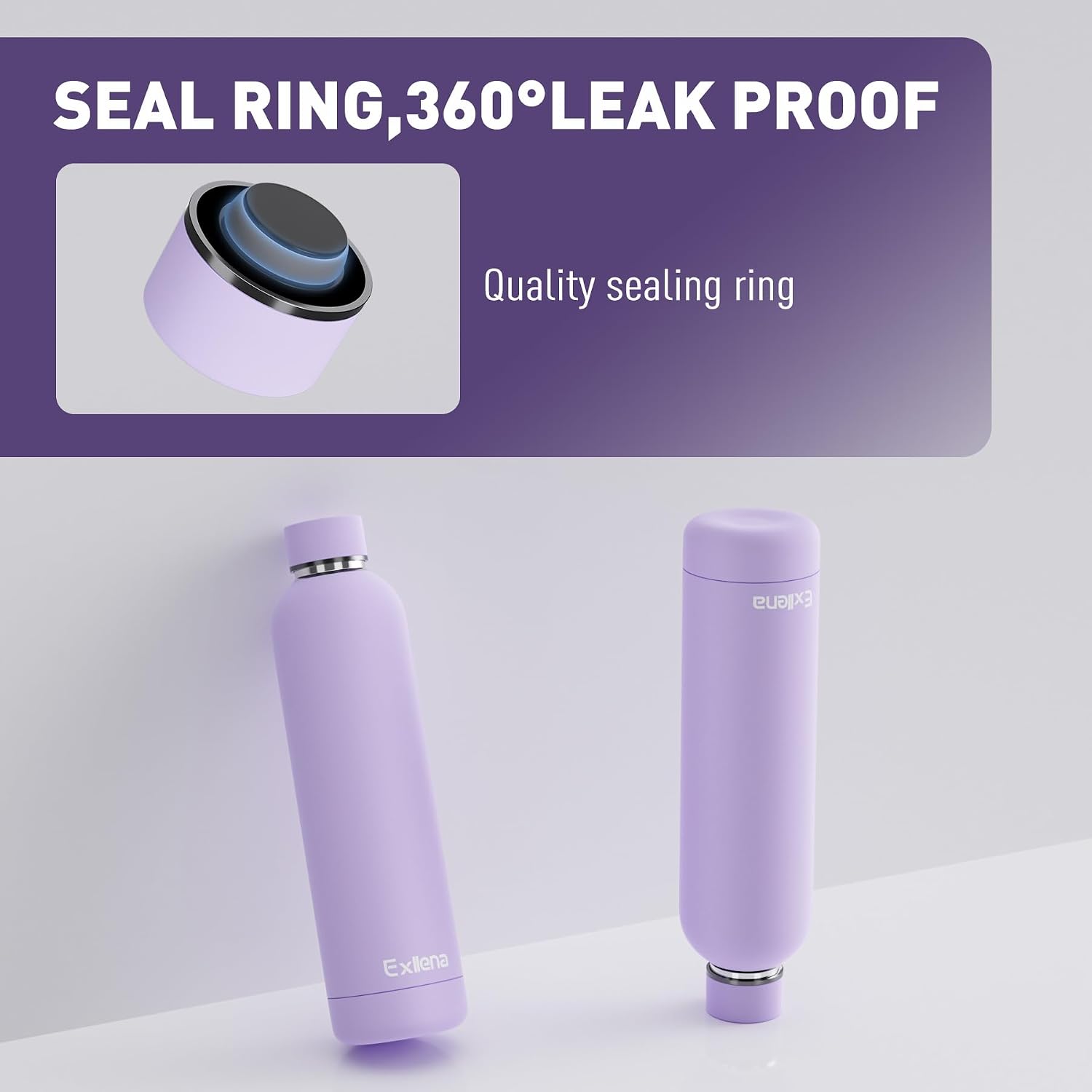 Thumbnail 1 de Exllena 1L Insulated Bottle with Clip