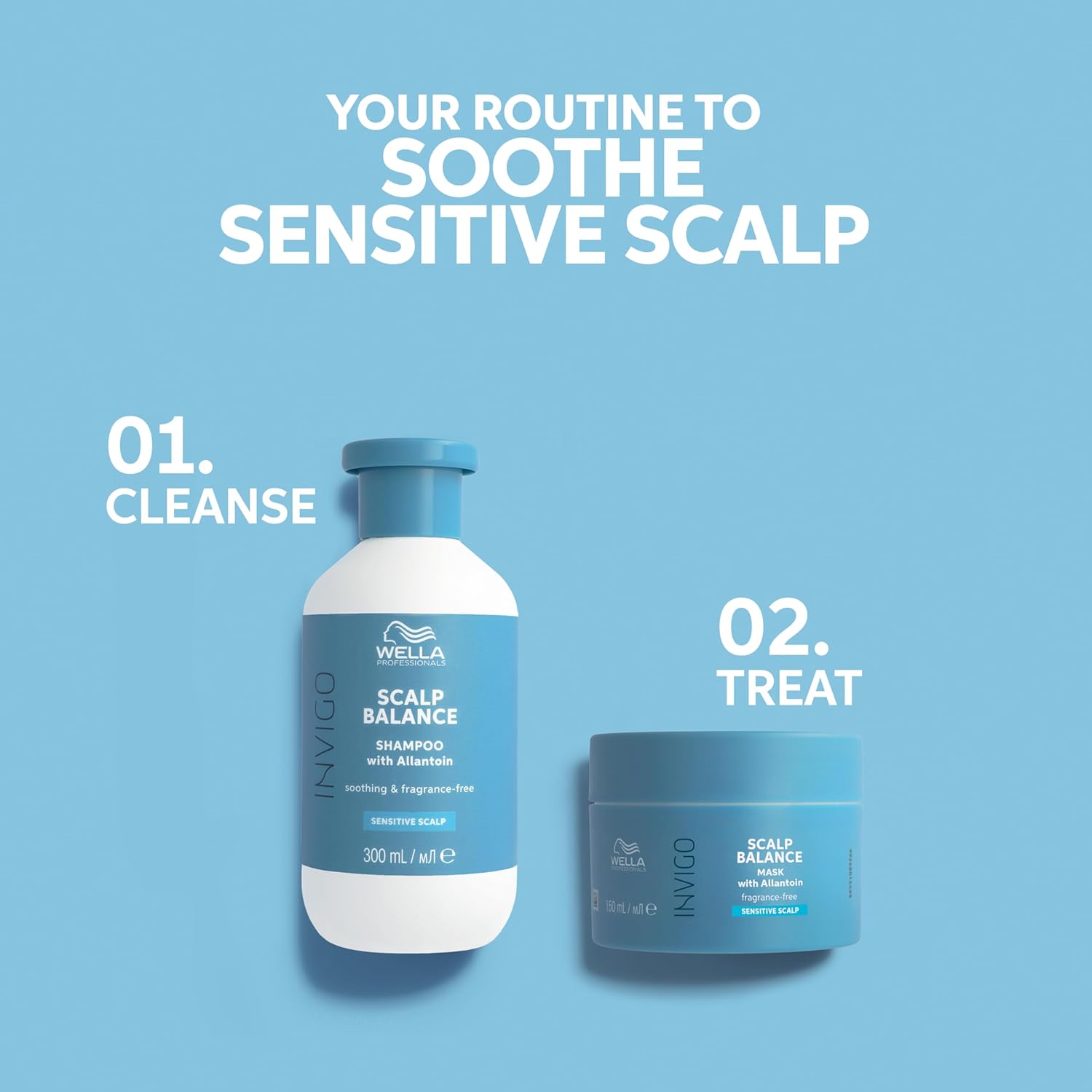 Thumbnail 6 de Wella Professionals INVIGO Scalp Balance Sensitive Gentle Cleansing Shampoo (Fragrance Free) 300ml