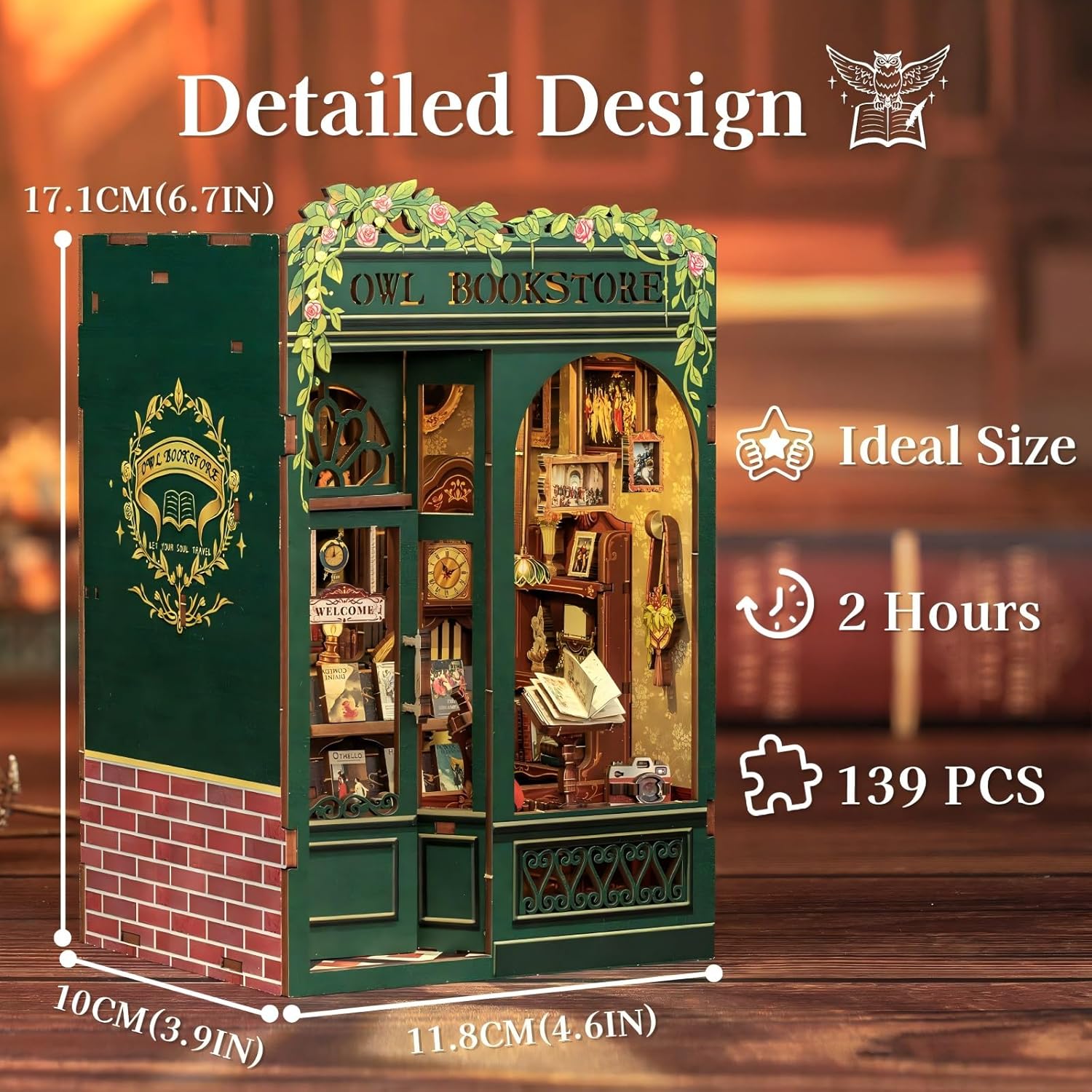 Thumbnail 2 de Fsolis Book Nook Kit 139 pieces
