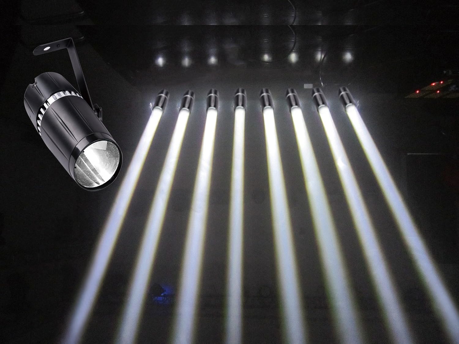 Detalle 1 de TOM pinspot6DW 6W LED Stage Light with Cool and Warm White