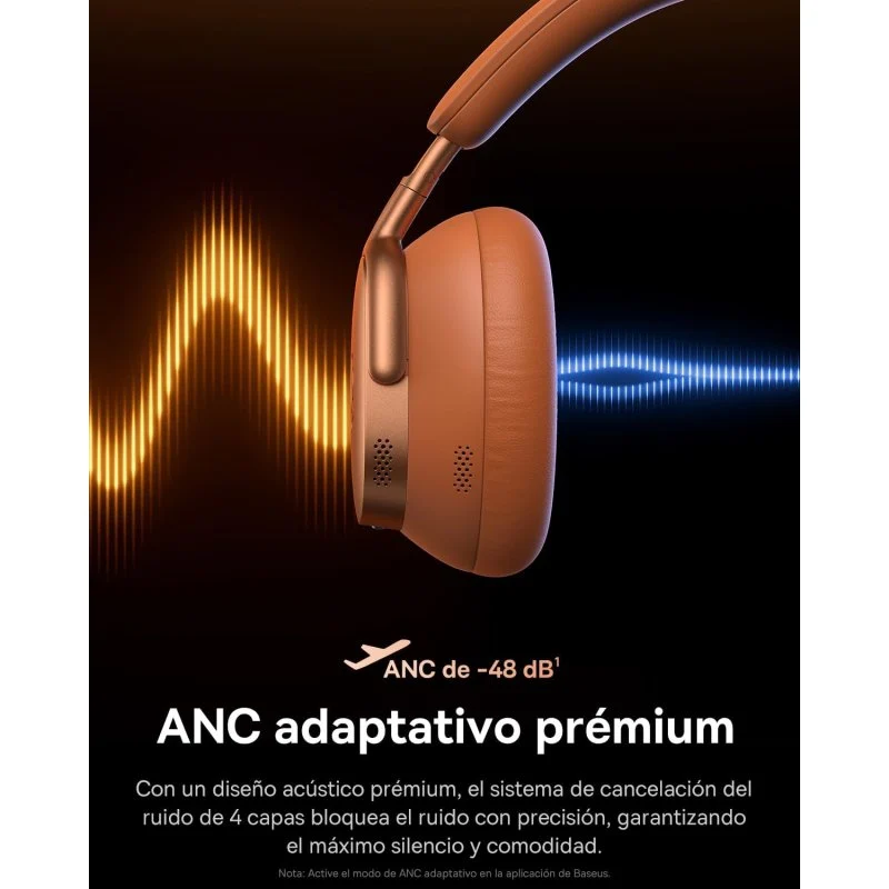 Detalle de Baseus Inspire XH1 auriculares con ANC