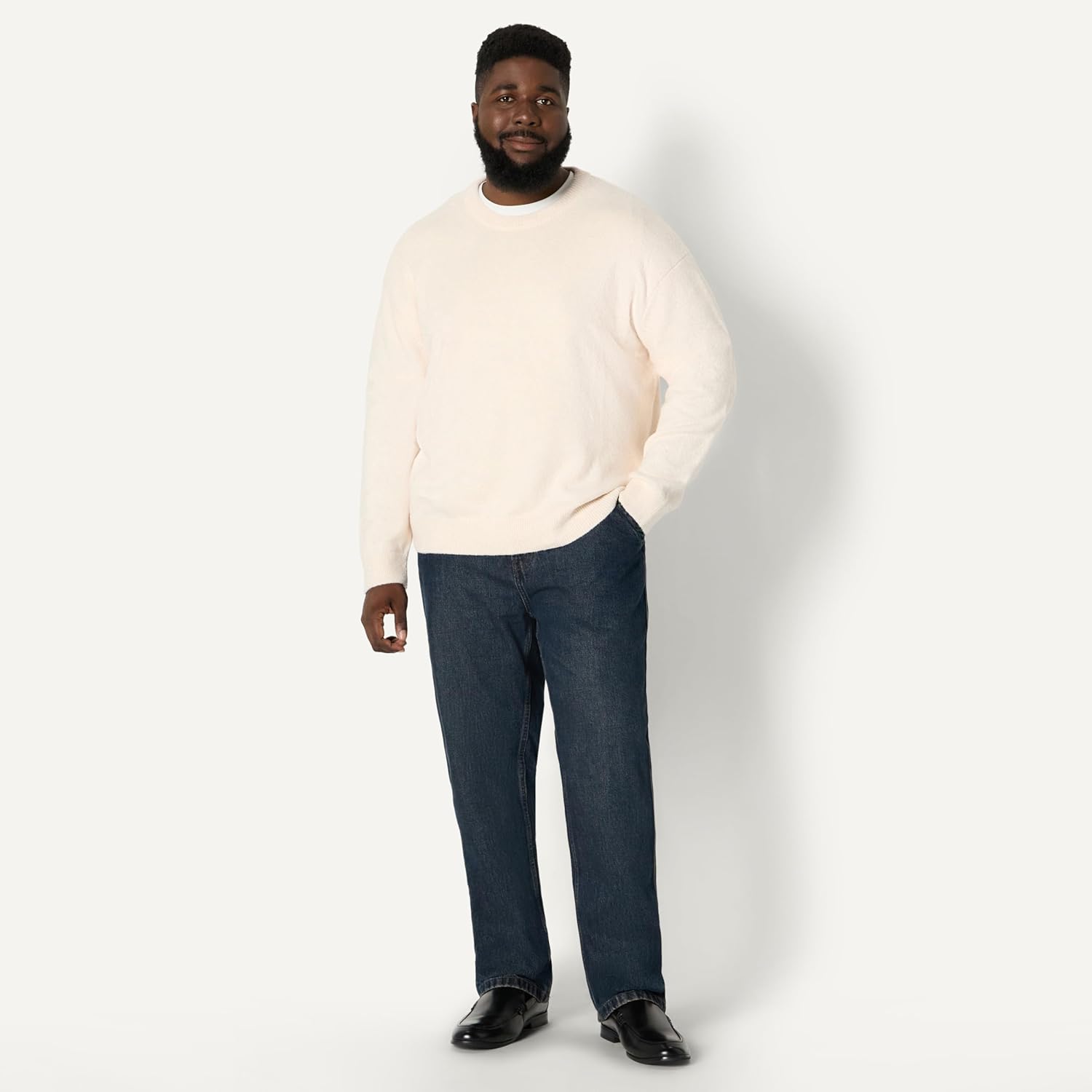 Thumbnail 6 de Amazon Essentials Men's Relaxed-Fit Cotton Blend Textured Crewneck Pullover Sweater