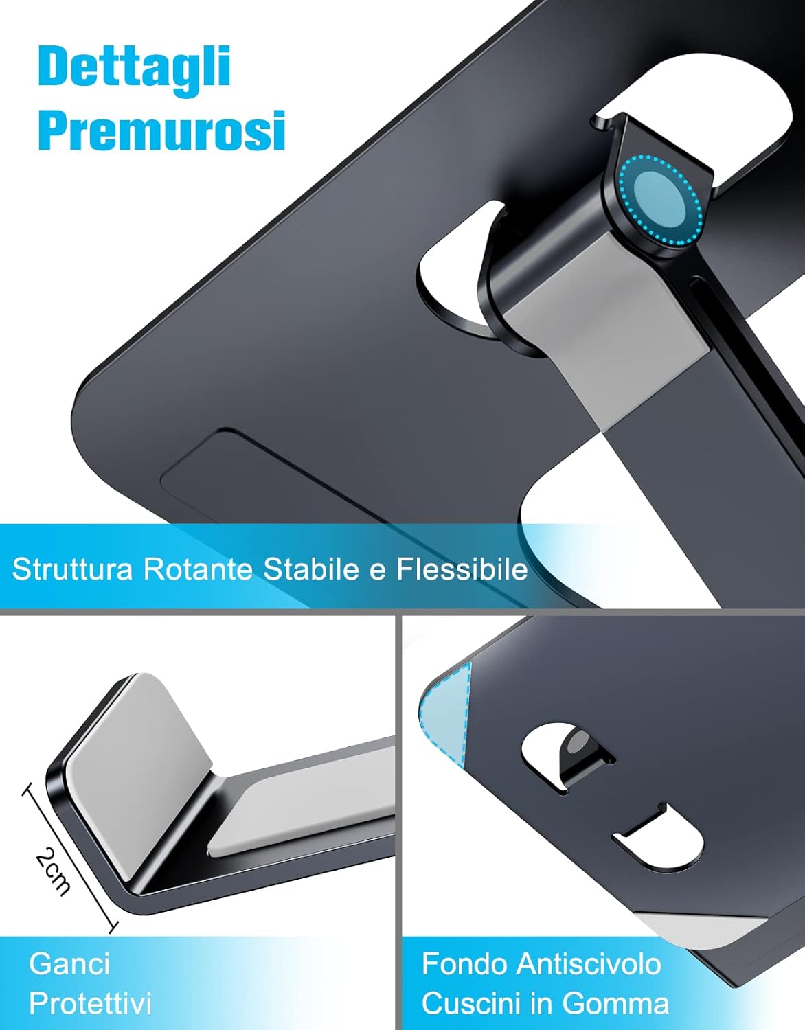 Thumbnail 5 de Babacom Supporto PC Portatile 10-16" 📎