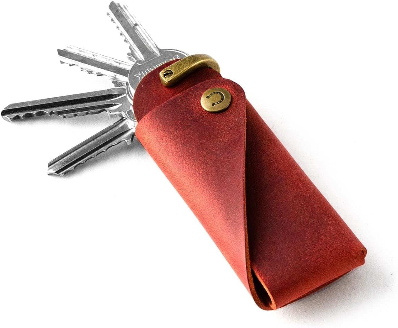 Crazy Horse Craft Schlüsselanhänger Leder – Schlüsseletui Organizer Halter