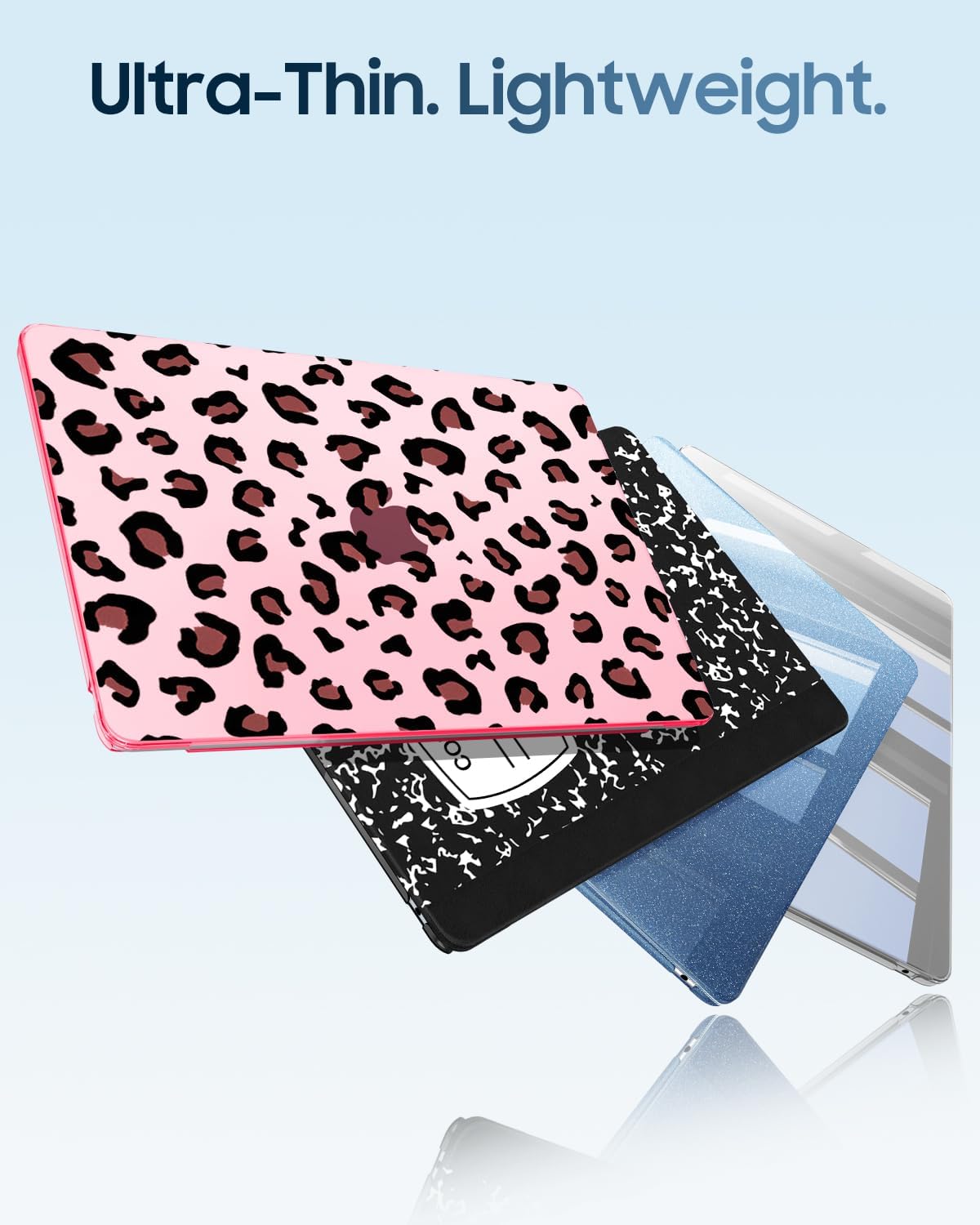 Thumbnail 6 de FINTIE Hard Shell Case for 13.6-inch MacBook Air (M5 2026/M4 2025/M3 2024/M2 2022) in Pink Leopard