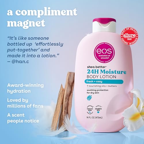 Thumbnail 3 de EOS Natural Shea Better Body Lotion, Fresh & Cozy – 16 fl oz