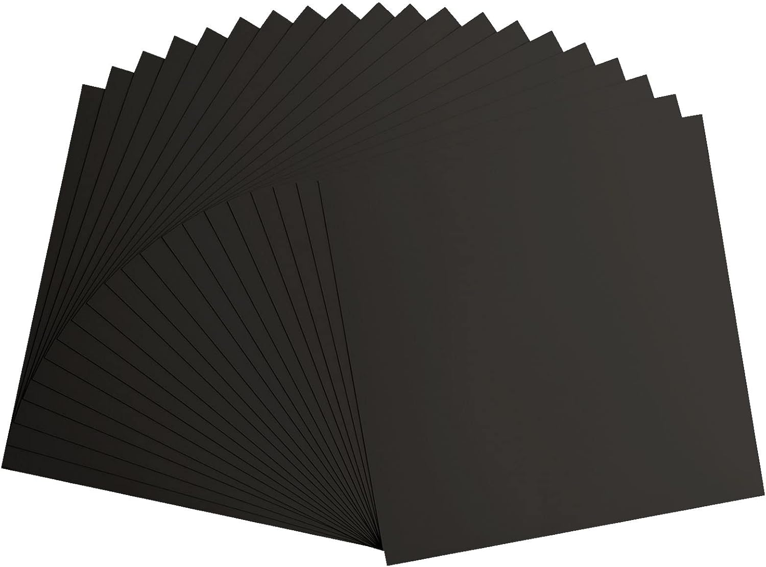 Detalle de Florence Papier Cartonné Noir Lisse 30,5 x 30,5 cm – 20 feuilles, 216 g/m²