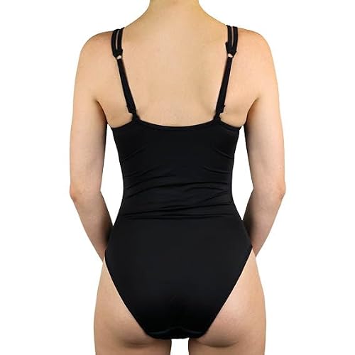 Detalle de MYLILY Maillot de Bain Menstruel 1 Pièce – Noir, S (182) | Anti-Fuite 4 Couches